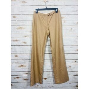 J. Crew Women’s Beige Wool-Blend Trousers Work Casual Zi Fly Pants Size 4